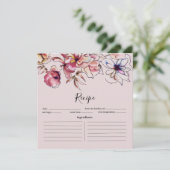 Rezept-Karte für Burgund und Bläsergarten (Stehend Vorderseite)