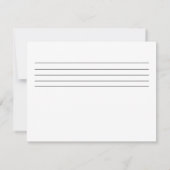 Rezept-Karte für Cookies (Rückseite)