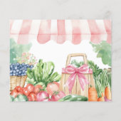 Rezept-Karte für das Brautparty frisch (Rückseite)