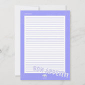 Rezept-Karte in Victoire Blue (Rückseite)