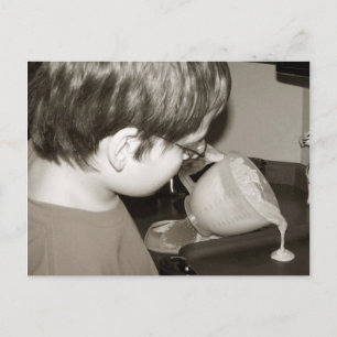 Rezept-Karte mit Foto Postkarte