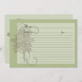 Rezept-Karte mit grün formatiertem Speicher (Vorne/Hinten)