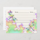 Rezept-Karte Postkarte (Vorne/Hinten)