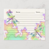 Rezept-Karte Postkarte (Vorderseite)