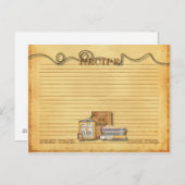 Rezept-Karte Postkarte (Vorne/Hinten)