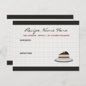 Rezept-Karte Postkarte (Vorne/Hinten)