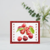 Rezept-Karte Postkarte (Stehend Vorderseite)