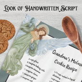 Rezept Keepake Frohe Weihnachts-Engel-Cookies Geschirrtuch