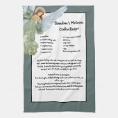 Rezept Keepake Frohe Weihnachts-Engel-Cookies Geschirrtuch (Vertikal)