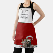 Rezept Keepake Red Christmas Vintager Weihnachtsma Schürze (InSitu)