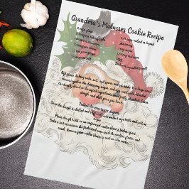 Rezept Keepake Weihnachten Vintage Weihnachtszeit Geschirrtuch