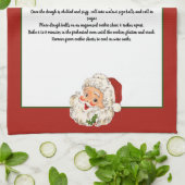 Rezept Keepake Weihnachten Vintager Weihnachtsmann Geschirrtuch (Gefaltet)