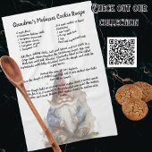 Rezept Keepake Weihnachts Genome Red Hat Geschirrtuch