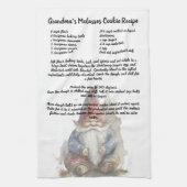 Rezept Keepake Weihnachts Genome Red Hat Geschirrtuch (Vertikal)