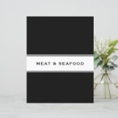 Rezept-Kochbuch-Division | Fleisch und Meeresfrüch (Stehend Vorderseite)