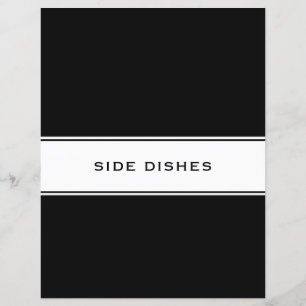 Rezept-Kochbuch-Division   Seitliche Geschirr