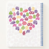 Rezept Kochbuch & Kuchen Notizblock (Rückseite)