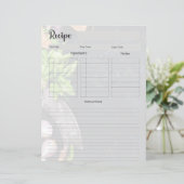 Rezept Kochbuchseite einfügen (Stehend Vorderseite)