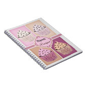 Rezept-Kuchen-Anmerkungs-Buch Notizblock (Rechte Seite)