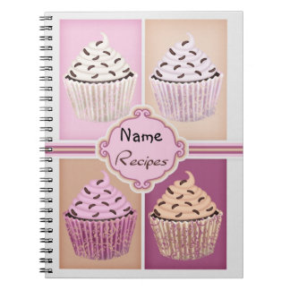 Rezept-Kuchen-Anmerkungs-Buch Notizblock