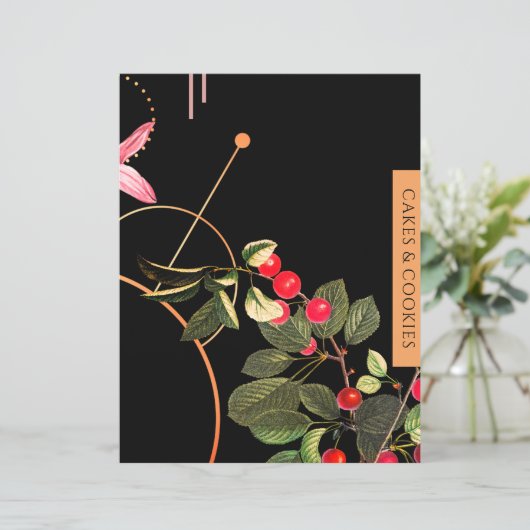 Rezept | Kuchen und Cookies | Schwarze Kirschen (Stehend Vorderseite)