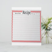 Rezept Letterhead (Stehend Vorderseite)