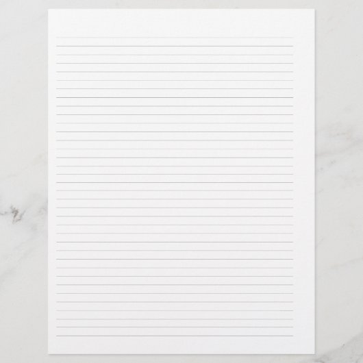 Rezept mit Noten Modernes Weißbuchstabenformat (Rückseite)