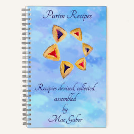 Rezept-Notebook für Purim - oder Ihr besonderer Ti Notizblock