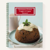 Rezept-Notebook - Gluten, Veggie + Vegane Desserts Notizblock (Vorderseite)