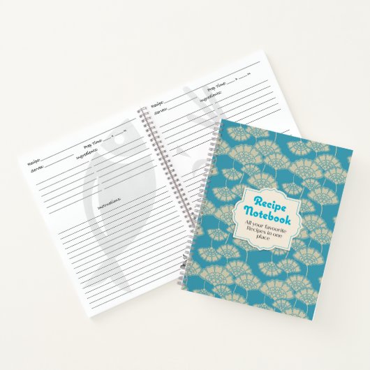 Rezept Notebook Leere Rezept Buch  (Innenseite)
