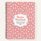 Rezept Notebook Leere Rezept Buch (Vorderseite)