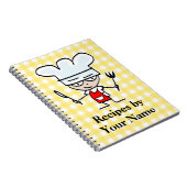 Rezept-Notebook mit personalisiertem Namen | CARTO Notizblock (Rechte Seite)