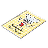 Rezept-Notebook mit personalisiertem Namen | Konst Notizblock (Linke Seite)