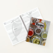 Rezept-Notebook mit Seasoning Notizblock (Innenseite)