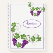 Rezept-Notebook Notizblock (Vorderseite)