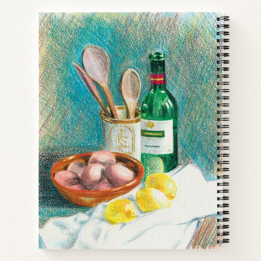 Rezept-Notebook Notizblock (Rückseite)