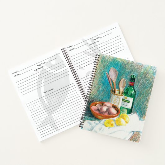 Rezept-Notebook Notizblock (Innenseite)