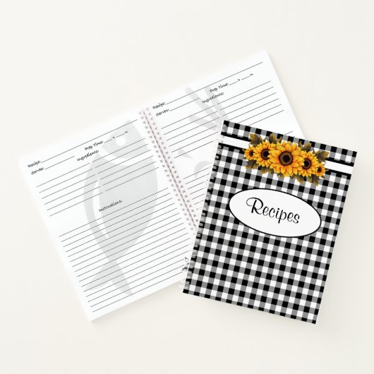 Rezept-Notebook Notizblock (Innenseite)