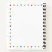 Rezept Notebook oder Journal zum Schreiben von Rez Notizblock (Rückseite)