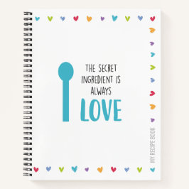 Rezept Notebook oder Journal zum Schreiben von Rez Notizblock