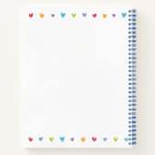 Rezept Notebook oder Journal zum Schreiben von Rez Notizblock (Rückseite)