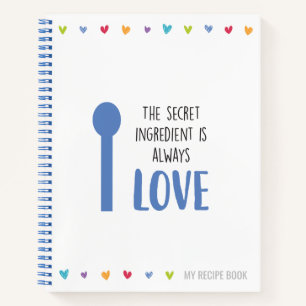 Rezept Notebook oder Journal zum Schreiben von Rez Notizblock