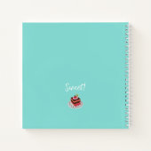 Rezept-Notebook - Quadratzoll Kuchen Notizblock (Rückseite)