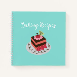 Rezept-Notebook - Quadratzoll Kuchen Notizblock