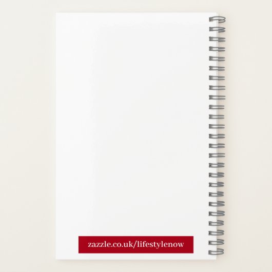 Rezept-Notebook - Veggie Vegan + Glutenfreie Weihn Notizblock (Rückseite)