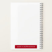 Rezept-Notebook - Weihnachts-Appetizer-Rezepte Notizblock (Rückseite)