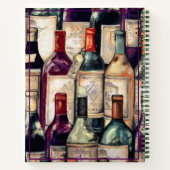 Rezept Notebook-Wine Liebhaber Notizblock (Rückseite)
