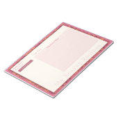 Rezept Notepad im Herbst Retro Notizblock (angewinkelt)