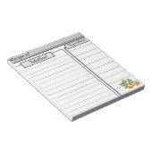 Rezept Notepad: Notizblock (angewinkelt)