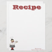 Rezept Papier - Küche Koch - Rezepte (Vorne/Hinten)